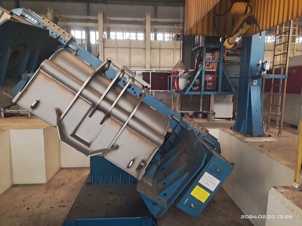 Large mining equipment structure in the Yantai Maining workshop
