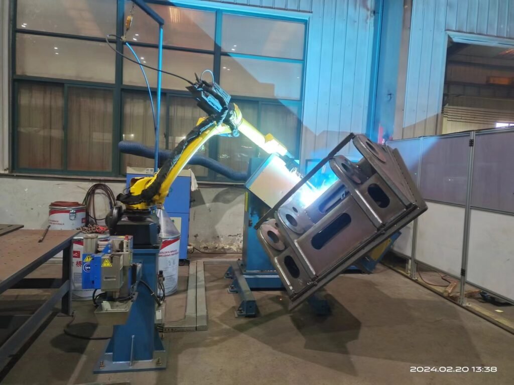 Welding process in the workshop